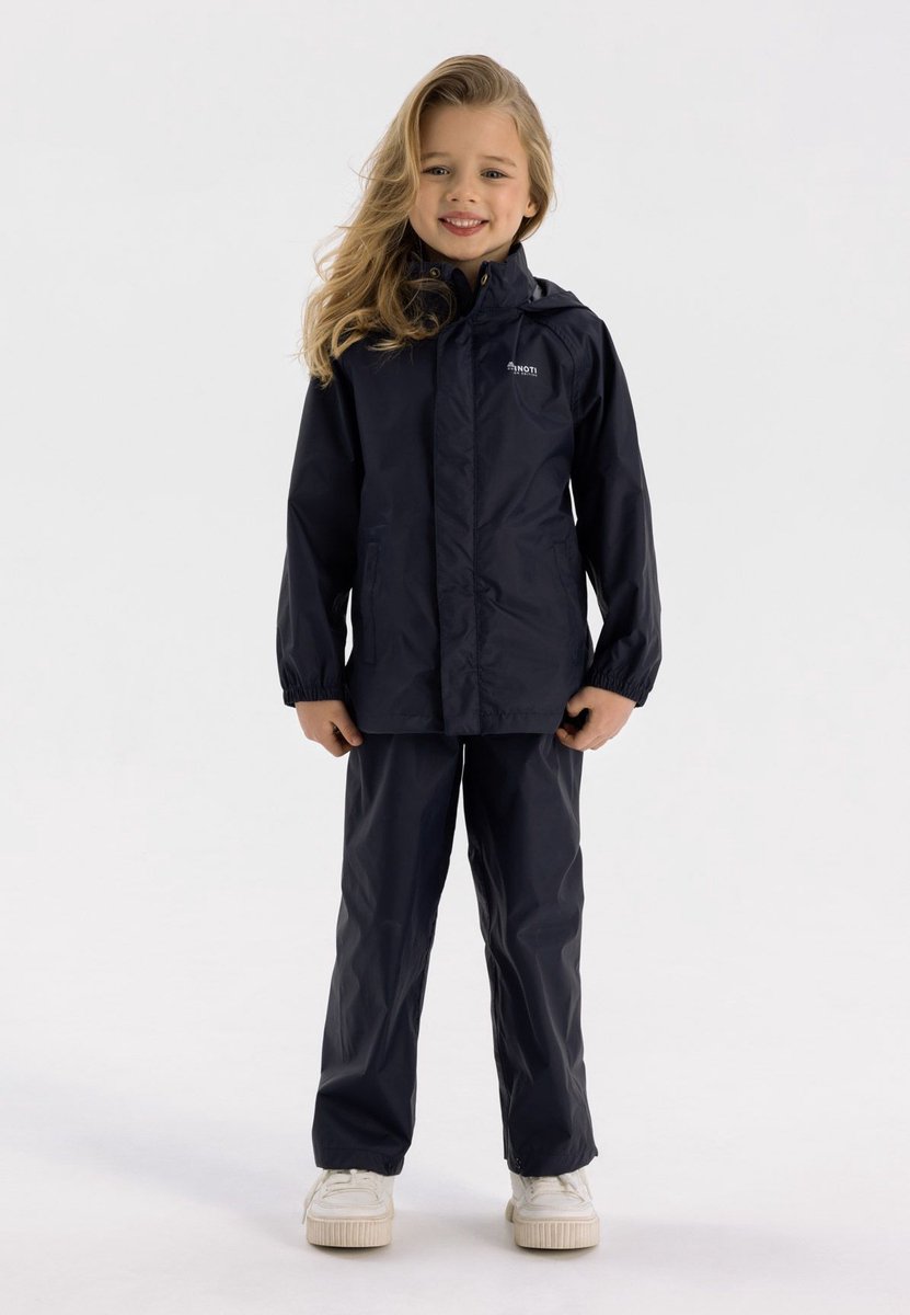 Minoti regenbroek kind waterdicht unisex - donkerblauw
