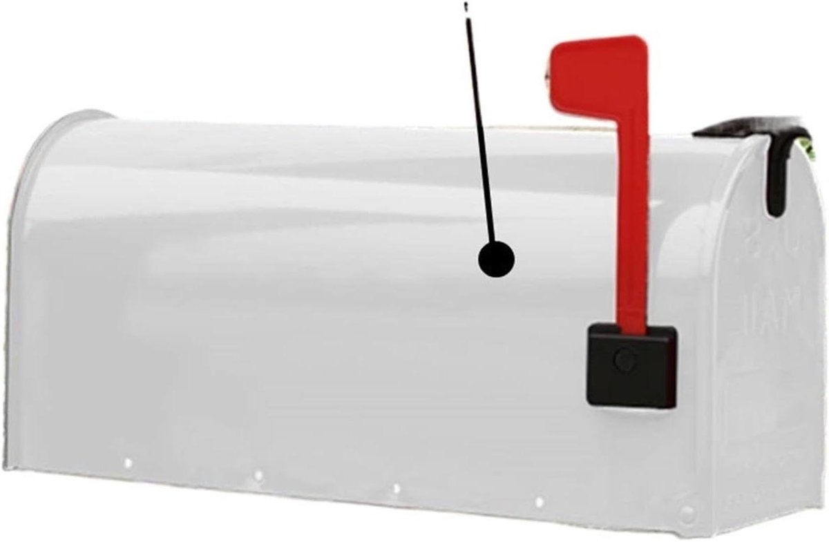 Brievenbus Buiten - Postbus Woning - Post Ontvangen - Met Slot - 10x10x10mm - Zwart