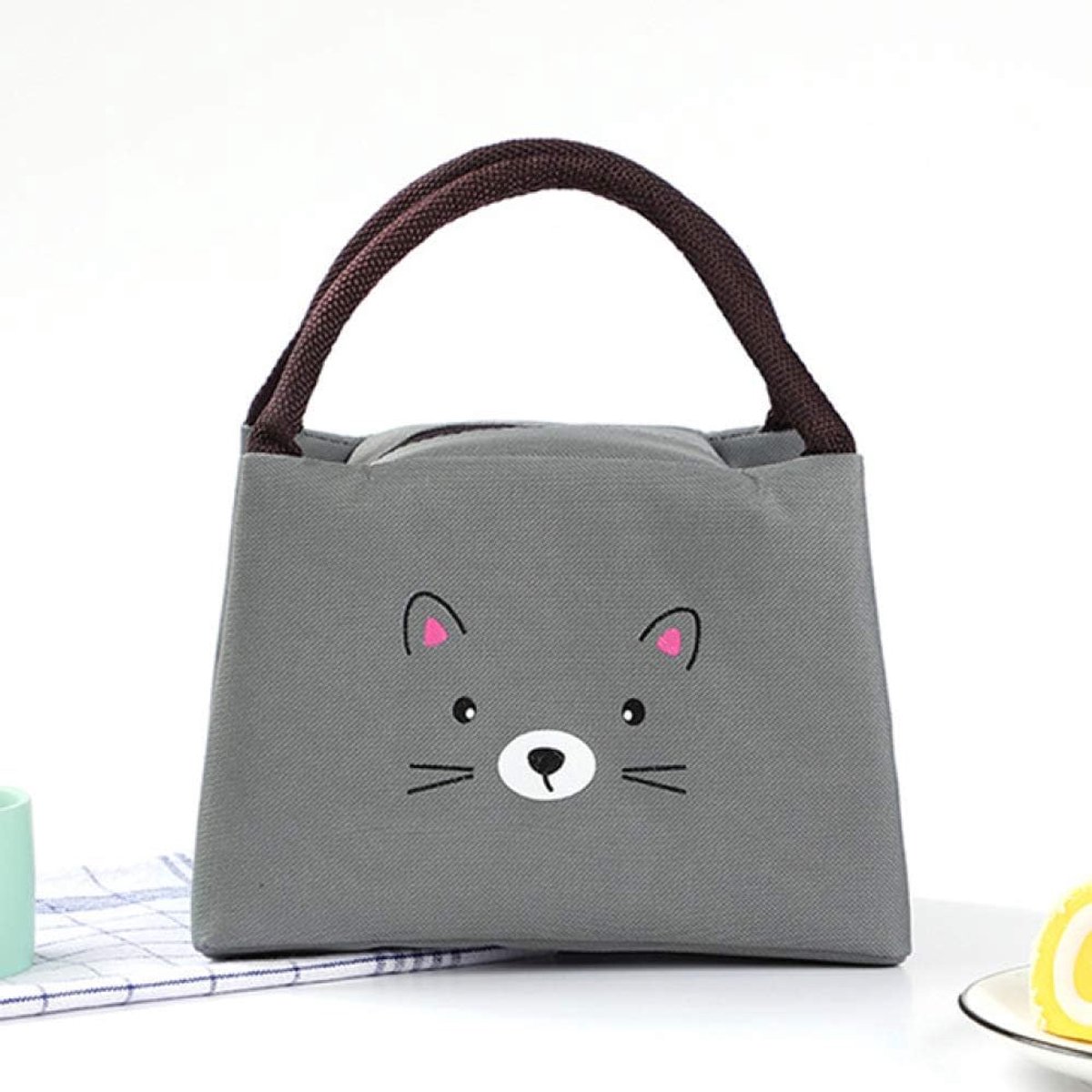 Cute Lunch Bag for Children, Cartoon Design, Picnic, Portable, Breakfast, Warm for Dogs and Women, Backpack Freezer - ShopVlot