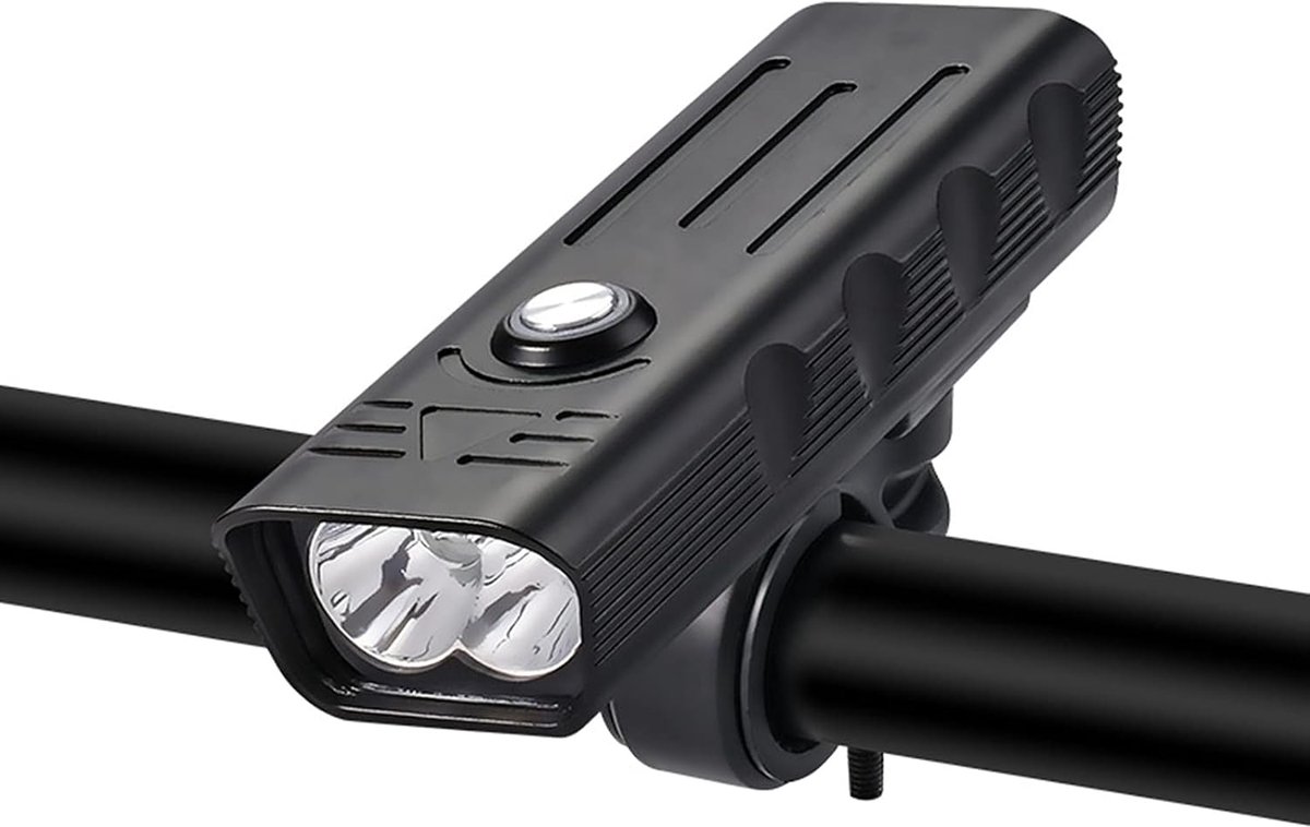 Fiets Licht USB Oplaadbare Fiets Koplamp 5T6 LED Super Heldere Zaklamp Front LightsMountainbike Koplampen - ShopVlot