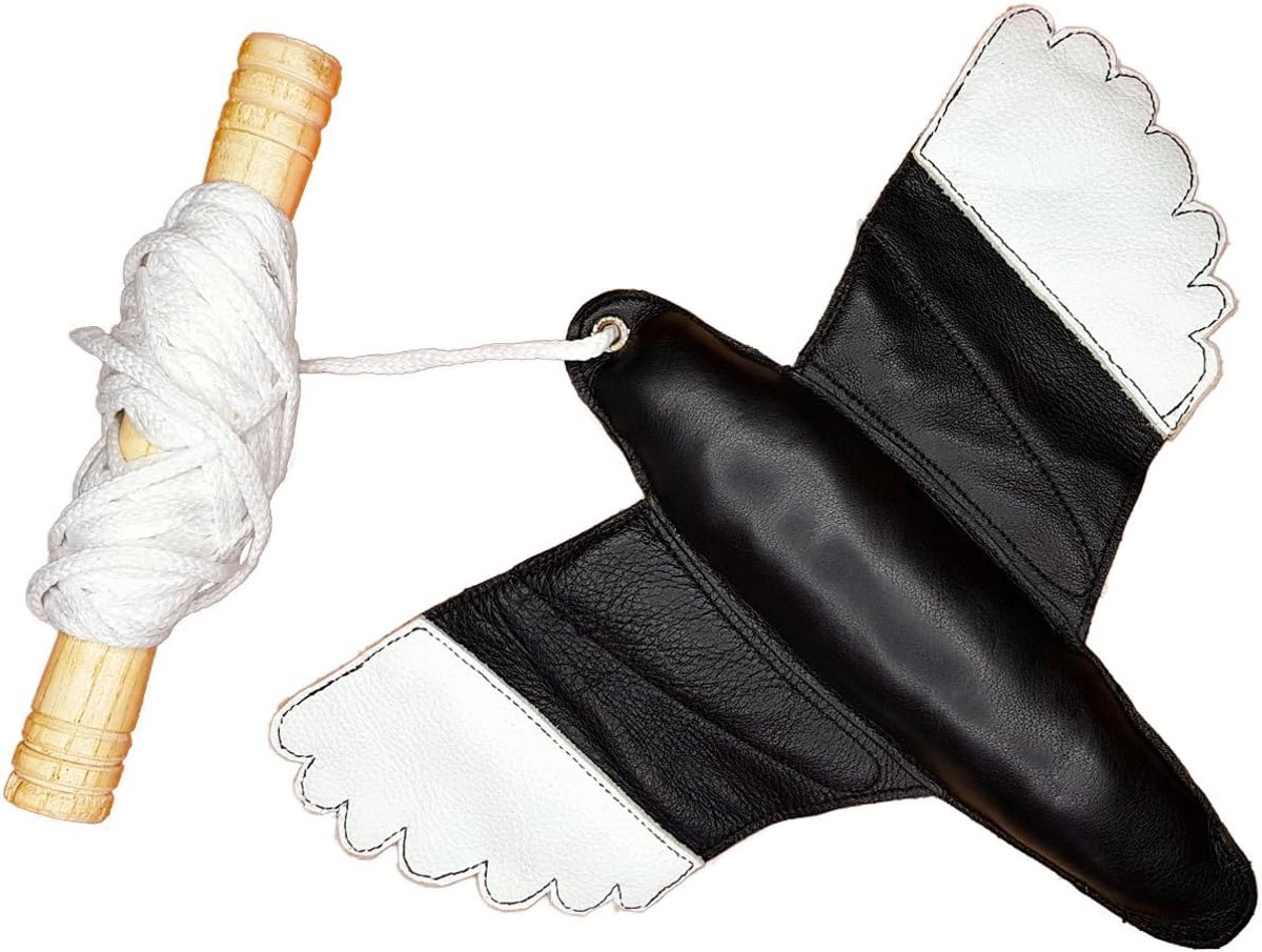 VlaMiTex J57 Feathering Game Bait for Falcon Training, 110 g, Black/White - ShopVlot