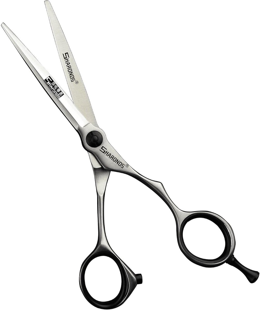 14/15cm Hair Scissors Scrub Hair Scissors for Hairdressing (14cm 2-Piece Set) - ShopVlot