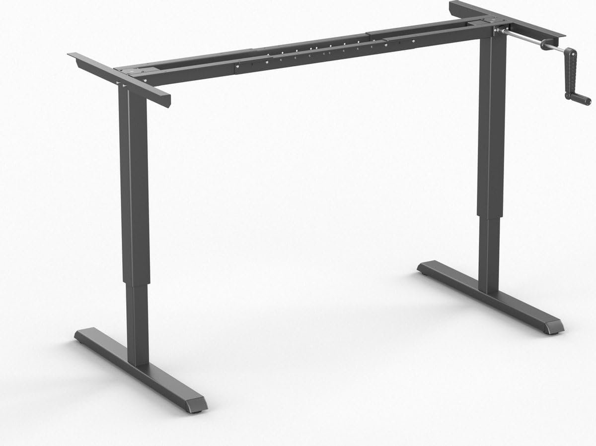 Actiforce - Stand desk - SteelForce 210 - Hand crank - Only frame black - ShopVlot