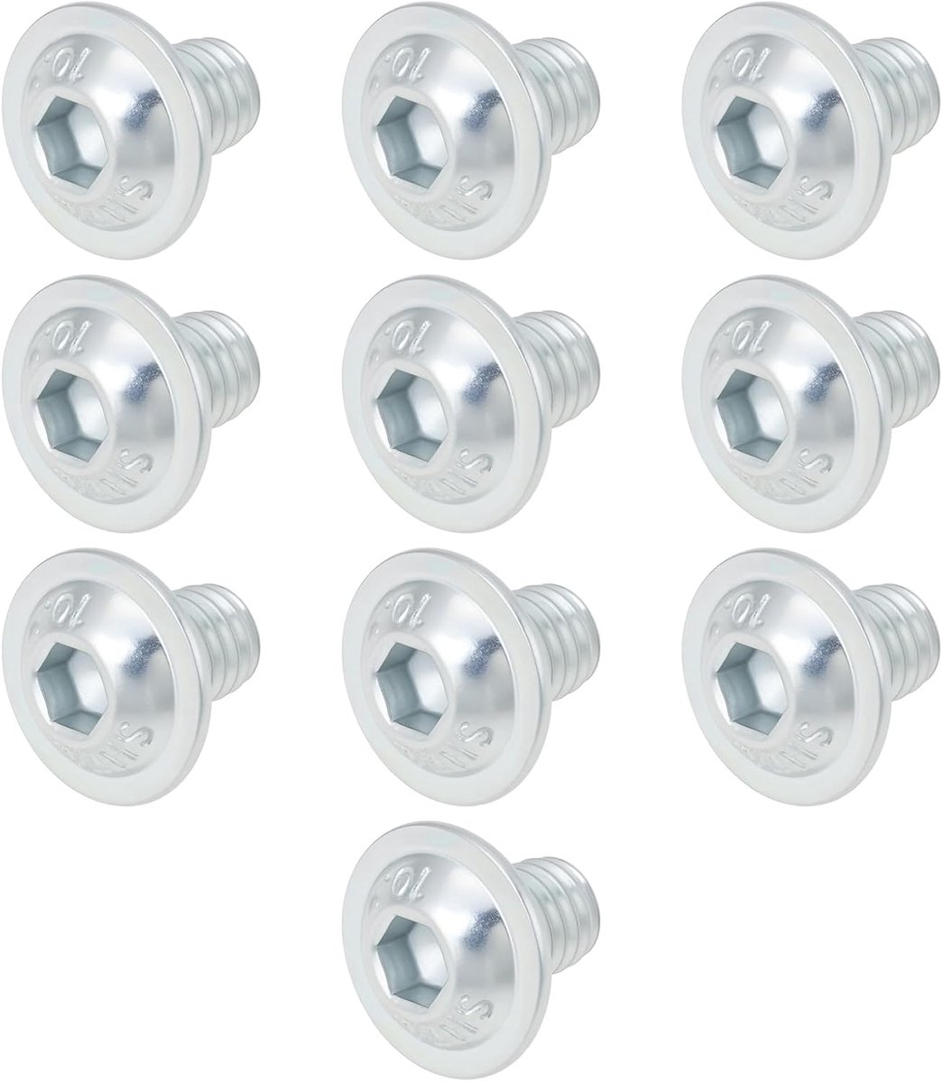 10 stks Maaier Schuifplaat Lager Schroeven M6x8mm Vervangen OEM 535076001 Compatibel met Husqvarna Automower 105 - ShopVlot
