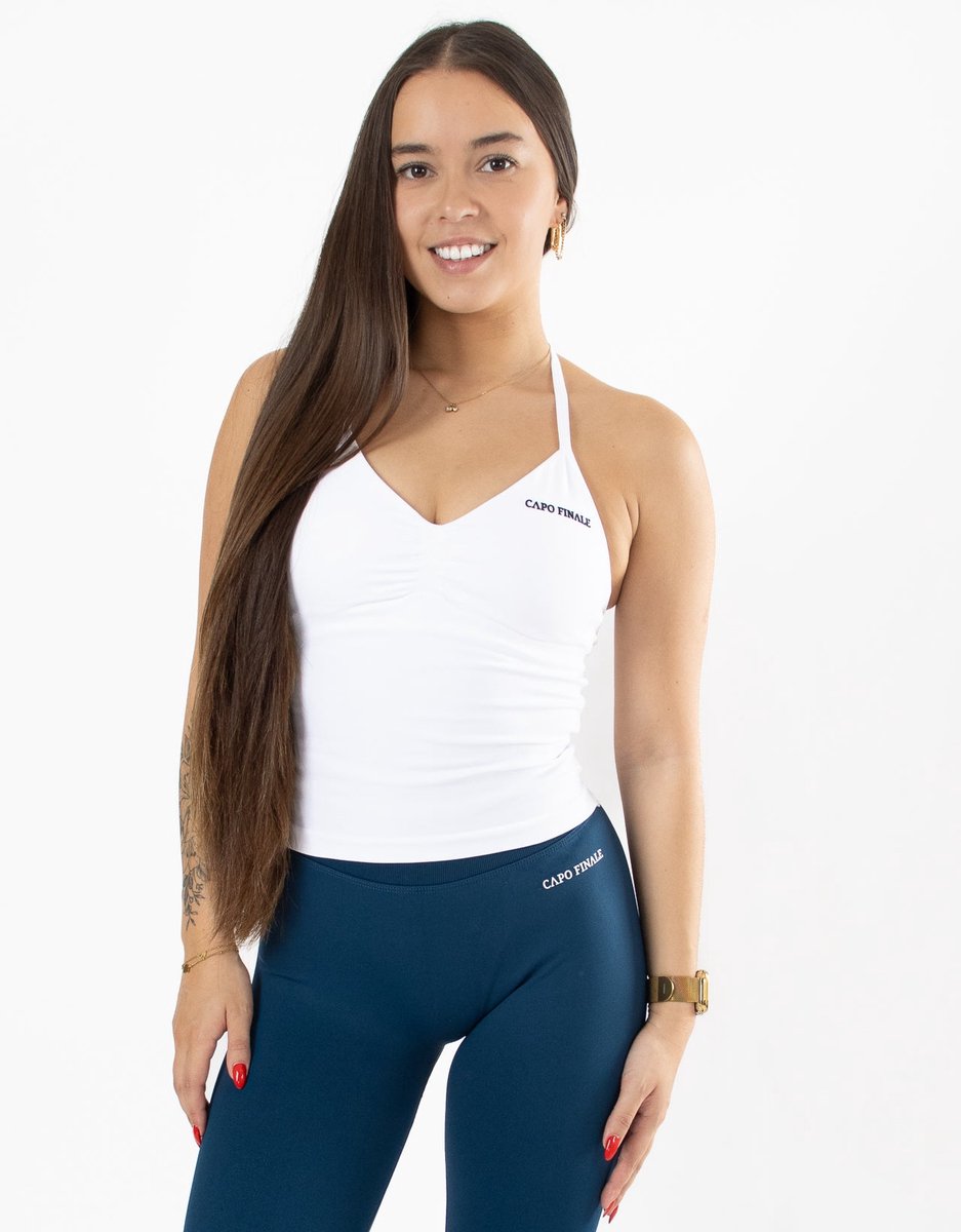 Divinity Top | CAPO FINALE - Sportbra's | S | Kleur Wit | Sportkleding | Activewear | Gymkleding | Fitnesskleding | Sportoutfit | Fitness | Hardlopen | Crossfit | Yoga | Pilates | Krachttraining