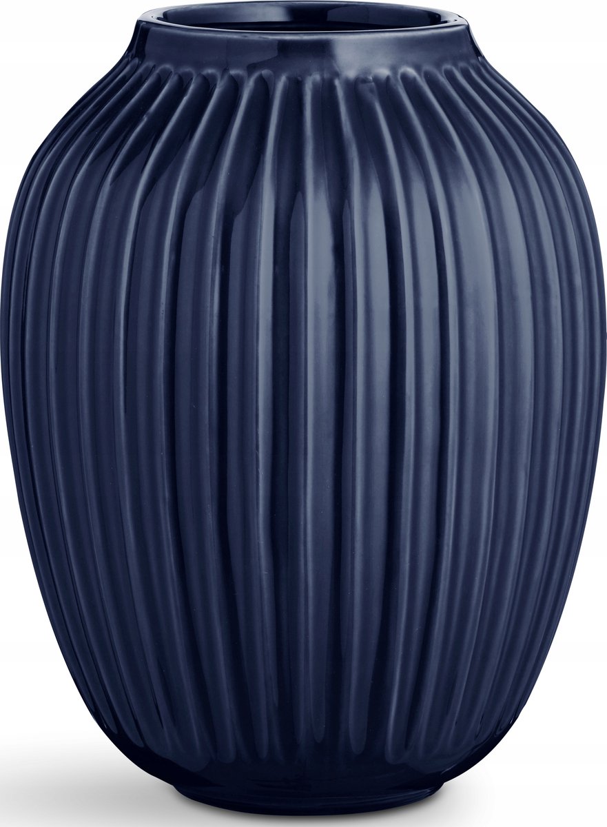 Kähler Design Hammershøi Vaas - Hoogte 25 cm - Indigo Blauw