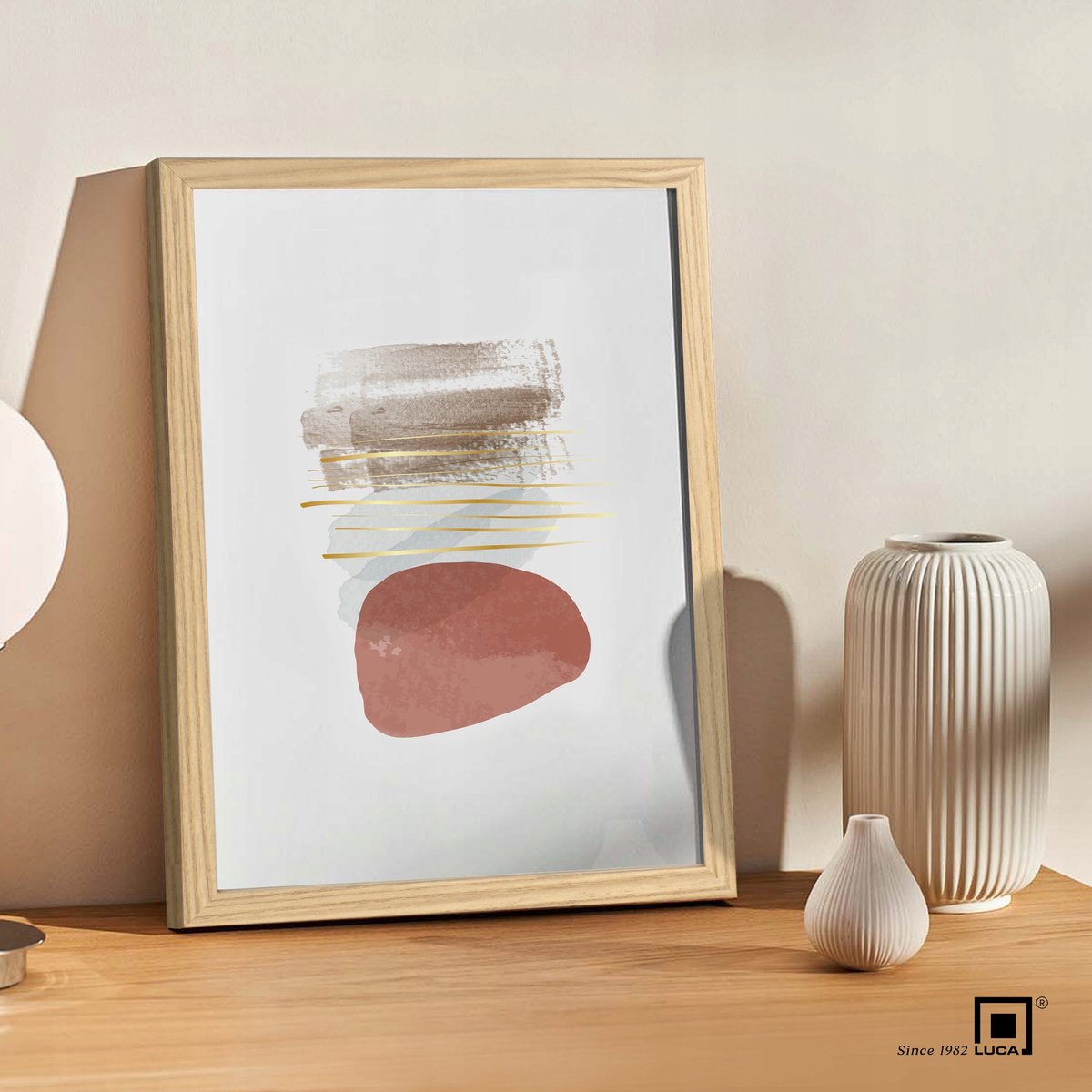 Merkloze MDF Fotolijst Bruin 20x30 cm