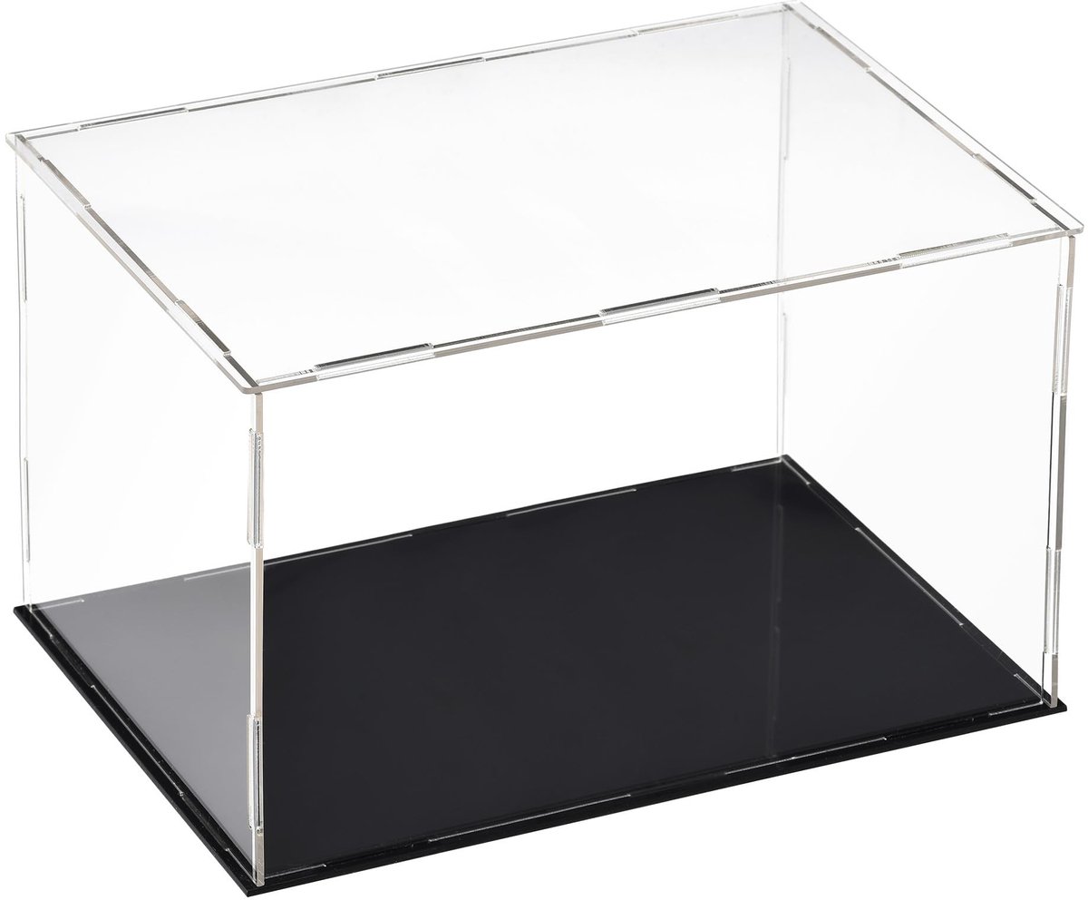 Solidchoice - Acryl Display Case Cube voor Verzamelobjecten - 30x20x20cm met Reinigingsdoekje