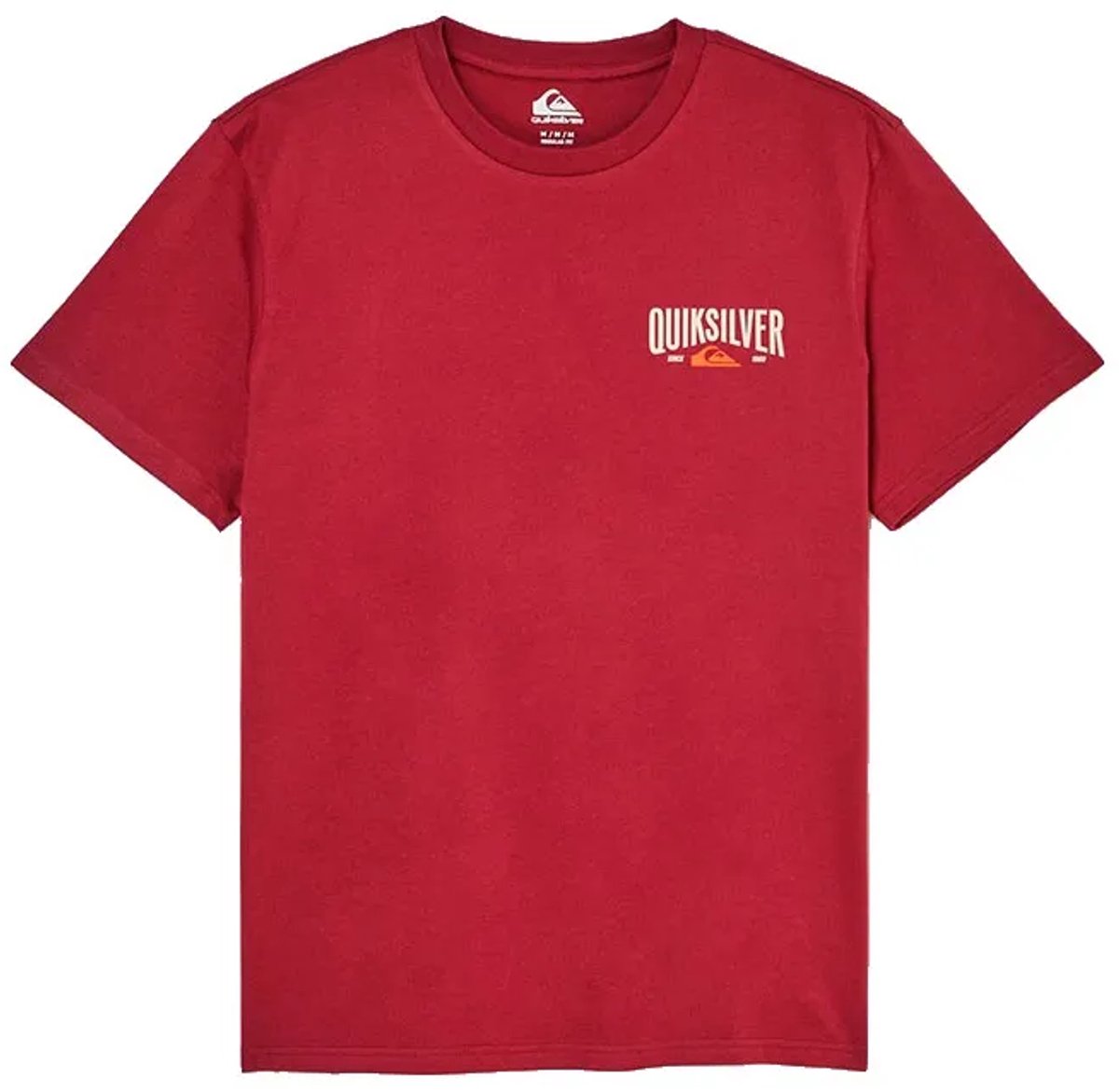 Quiksilver Ace Chest T-shirt Met Korte Mouwen S Man Rood