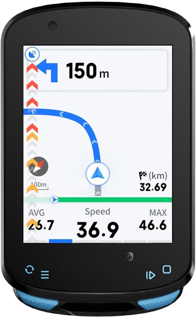 NIVA® Fietscomputer - Fiets Snelheidsmeter - Fietscomputers - Fietscomputer Draadloos - Zwart - 7cm x 5cm x 3cm