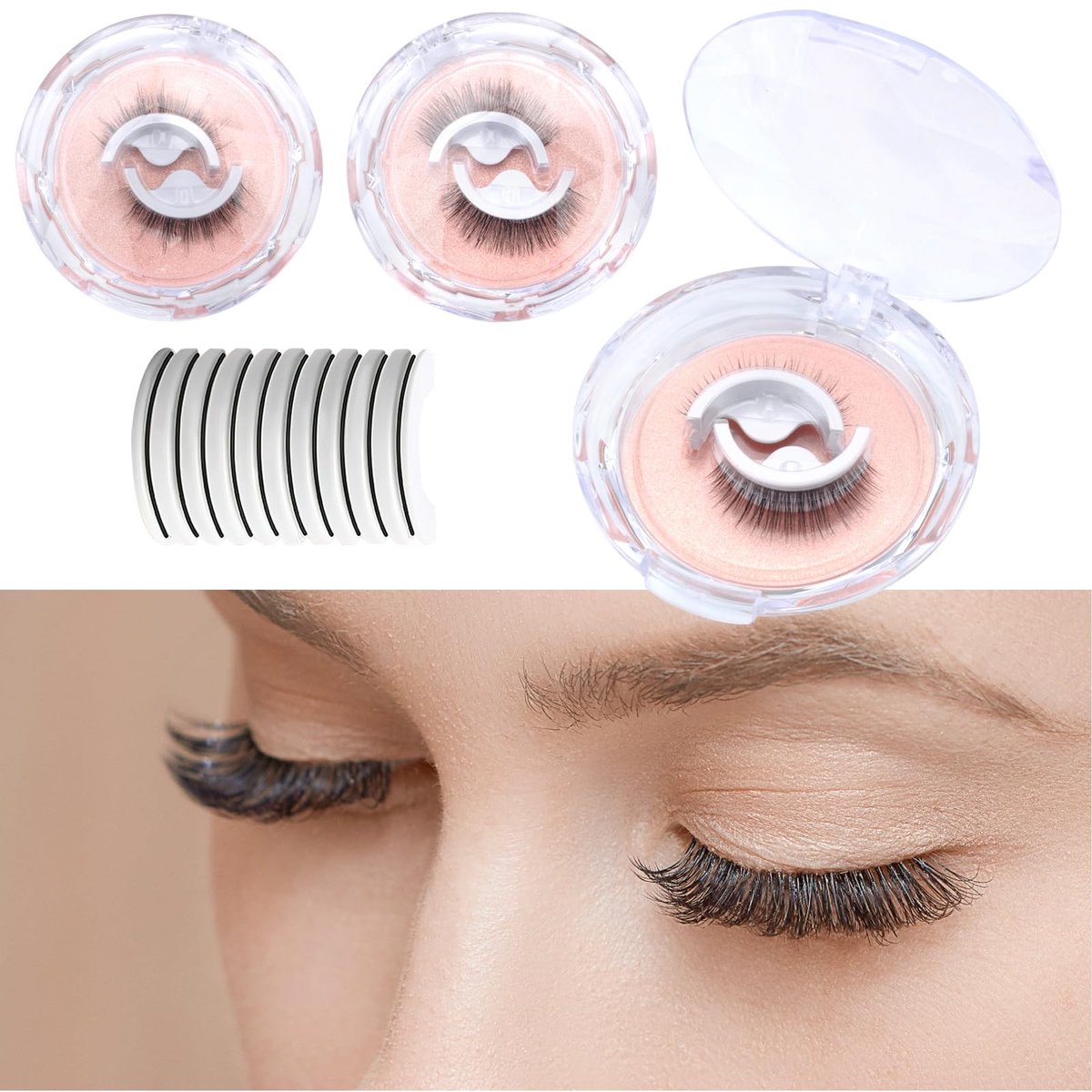 Solidchoice - Herbruikbare Zelfklevende Wimpers voor Natuurlijke Look