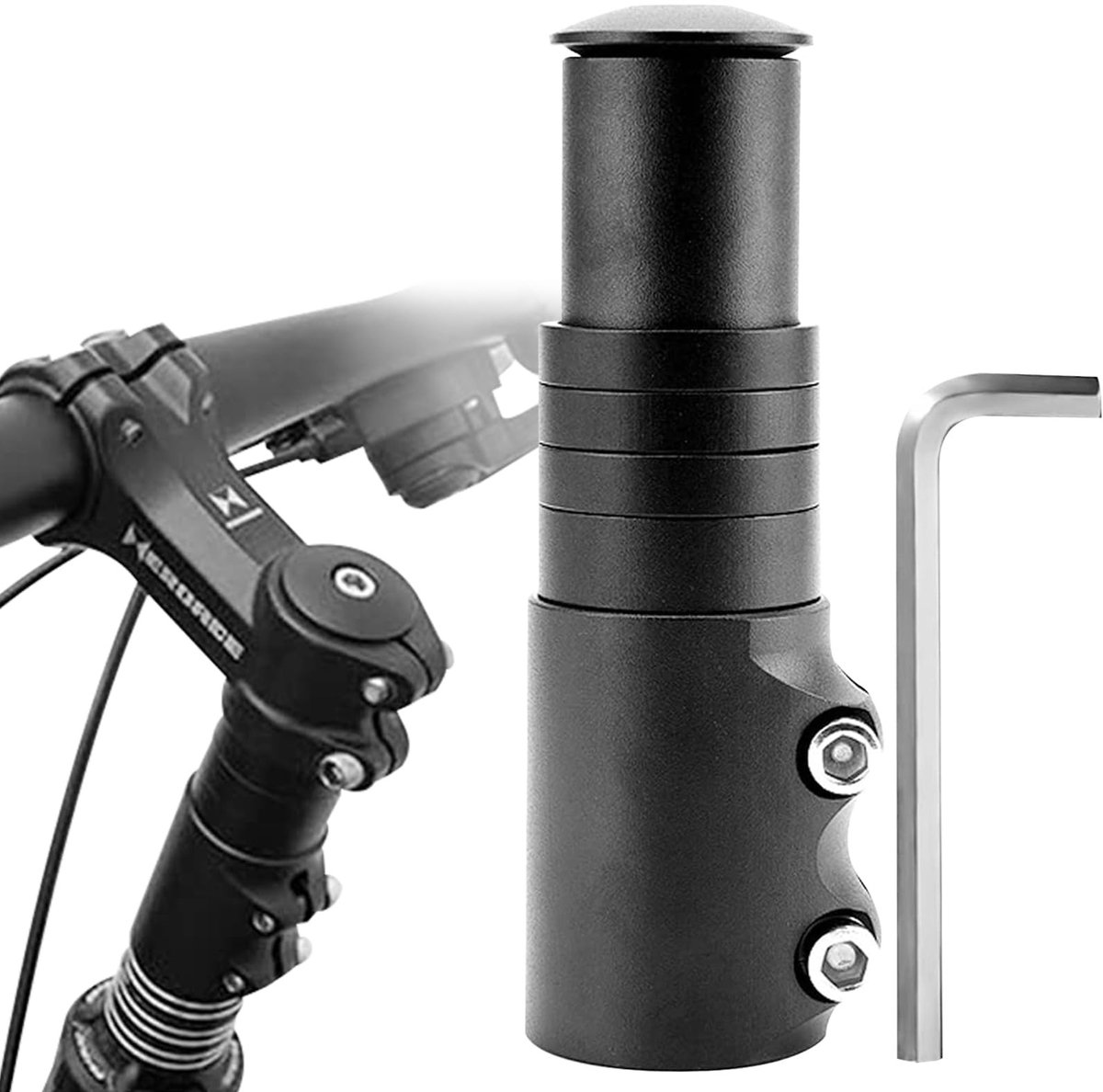 Solidchoice - Verstelbare Stuurpen voor Fietsen van Aluminiumlegering