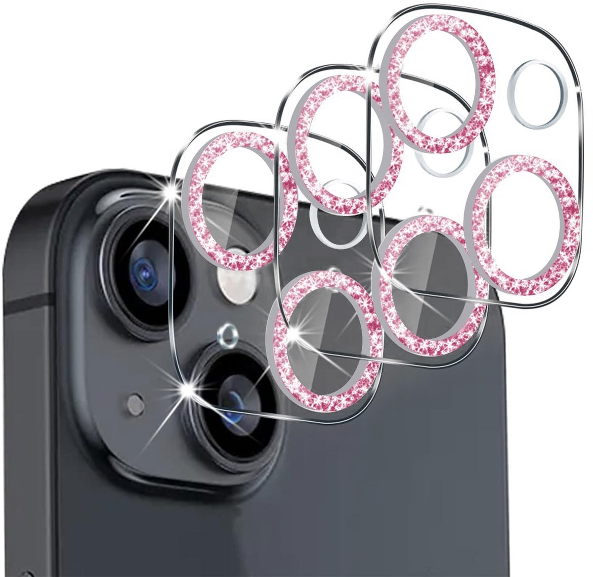 Solidchoice - Camerabescherming voor iPhone 15 met HD Helderheid