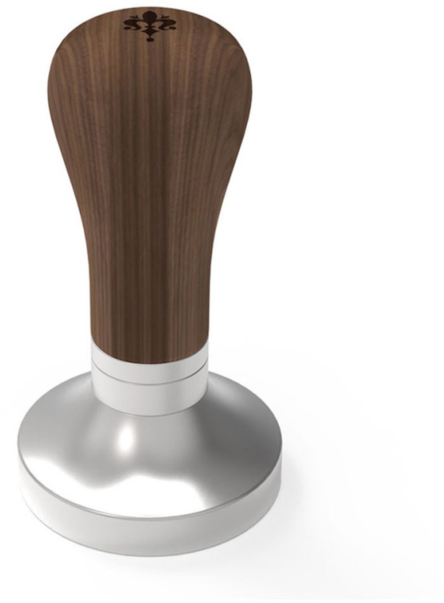 Verstelbare tamper van walnoothout Eureka, 58 mm