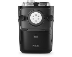 Philips 7000 series HR2665/96 Pastamachine - Volledig Automatische Pastamaker - Met Weegfunctie & 8 Vormschijven - Verse Pasta in 10 Minuten - Zwart