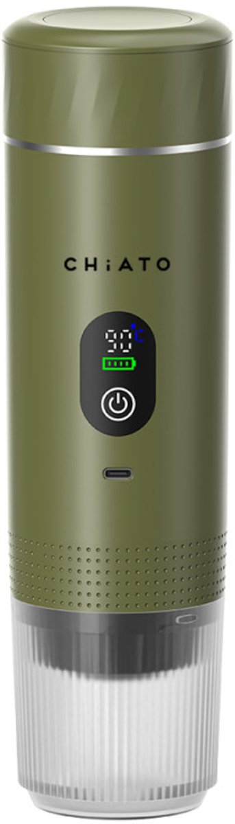 CHiATO brewPLAY Smart Draagbaar espresso apparaat – Groen