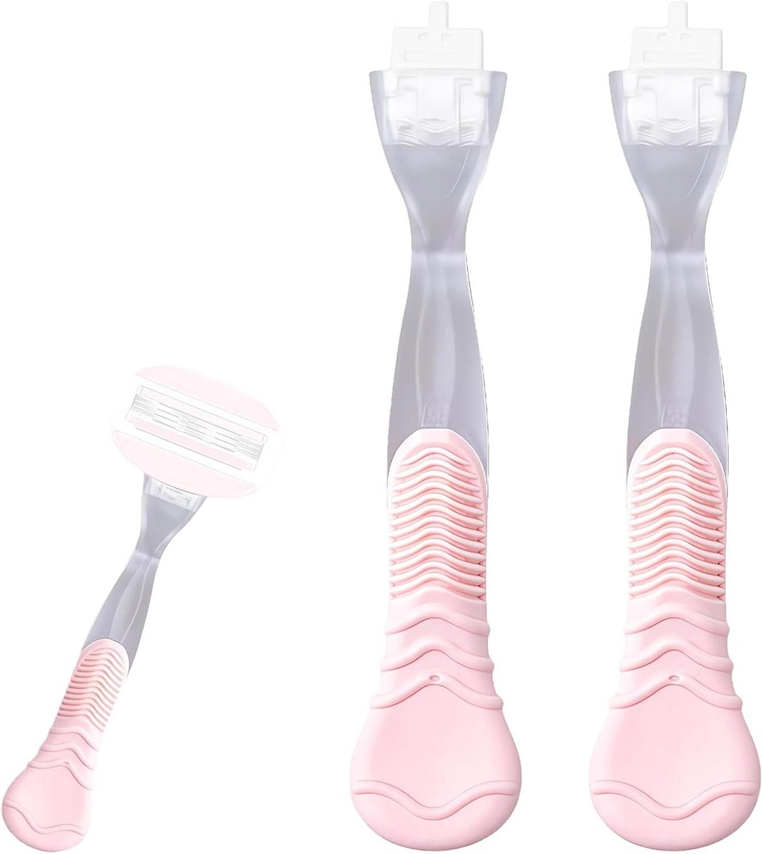 Vervangende Scheerhandvatten - Reserve Grip - Verbeteren van Scheren - Antislip Ontwerp - 2 Stuks - Roze