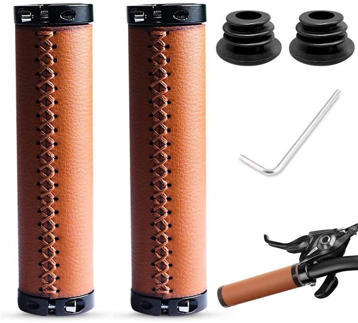 Solidchoice - Ergonomische Antislip Fietsgrepen voor Fietsen