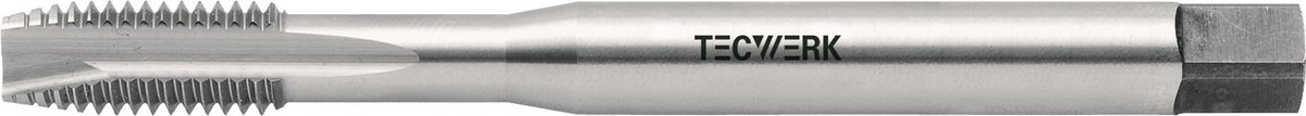 Machinegewindeboor DIN 371B M3x0,5mm HSS-Co 6H TECWERK