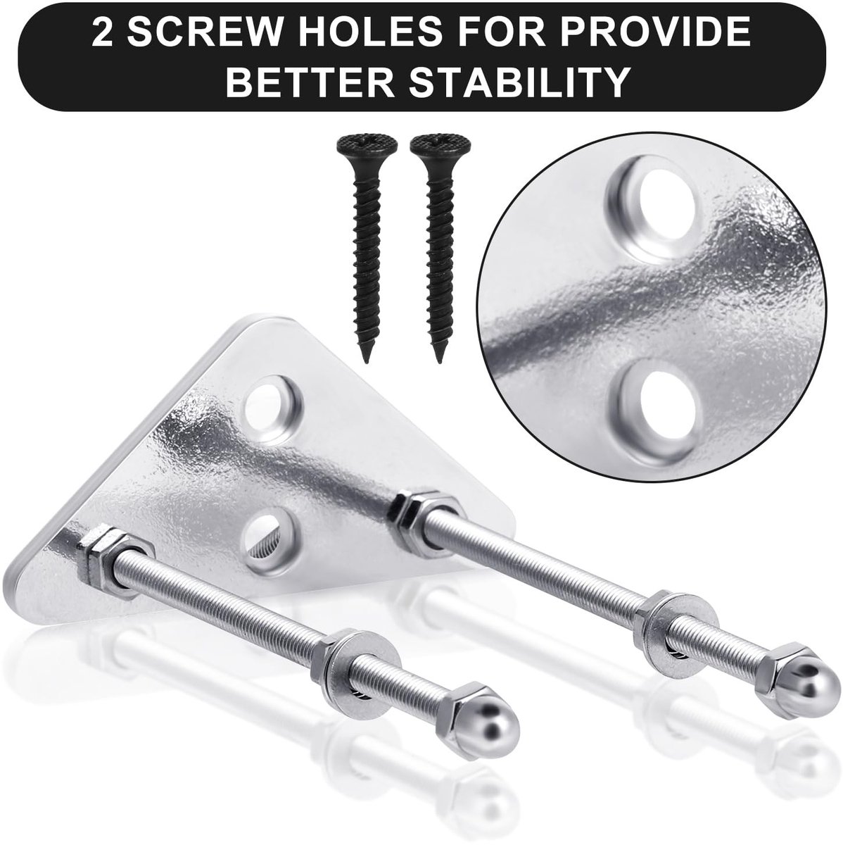 Solidchoice - Skateboard Wandbeugel Set van 2