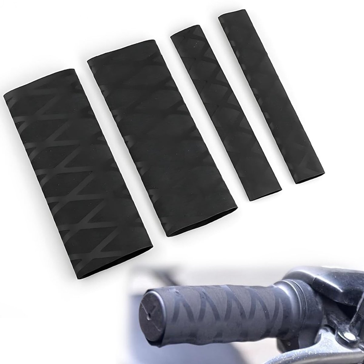 Solidchoice - Motorgrepen - Universele handgrepen - Antislip voor motorfietsen - 7/8 inch formaat - Duurzaam materiaal - Geschikt voor motorcross - Mod...