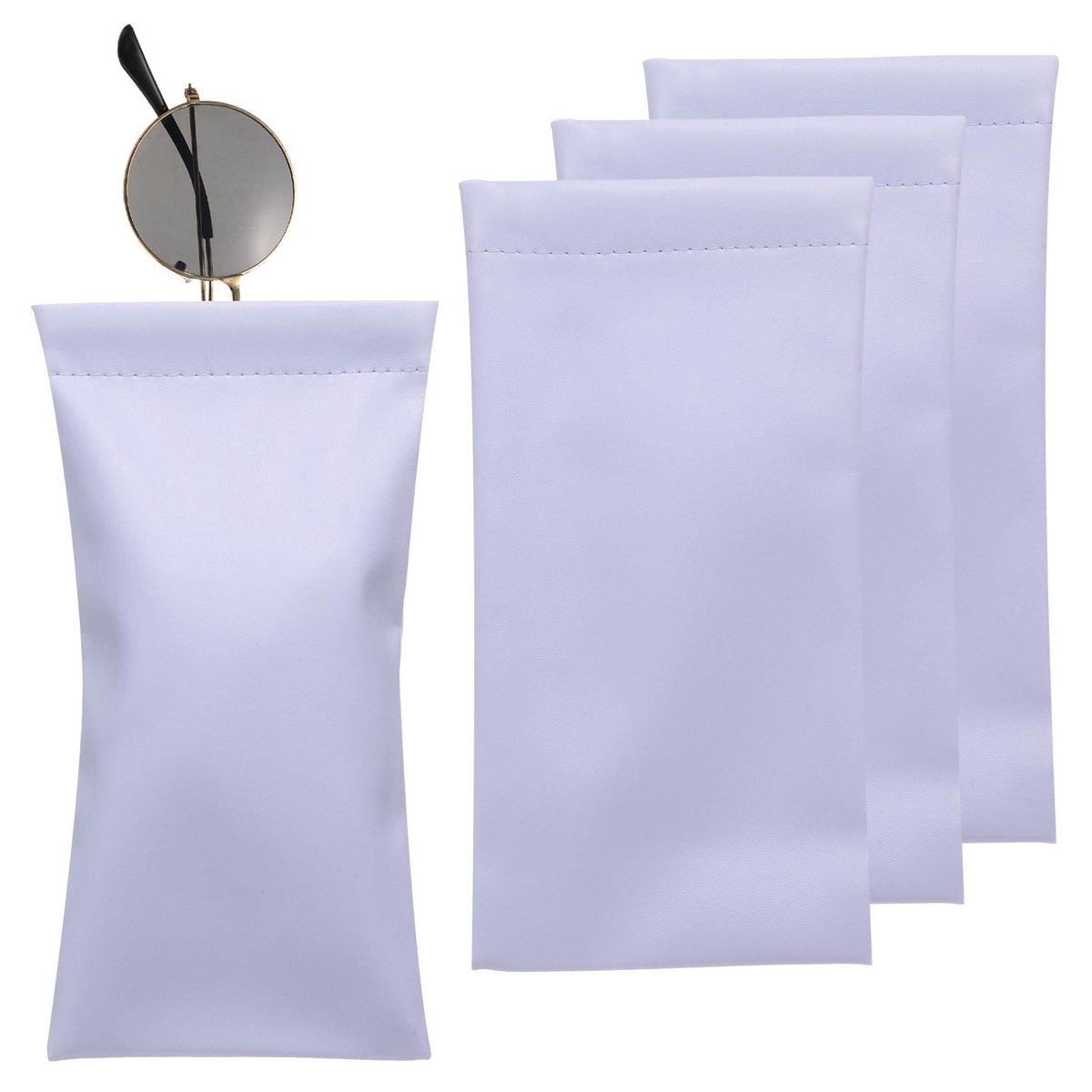 Solidchoice - Set van 4 Zachte Brilhoezen, Opvouwbaar en Duurzaam