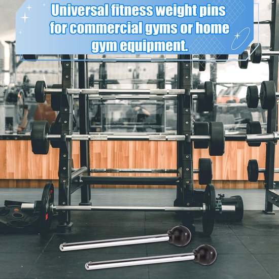Solidchoice - 2 Stuks Gewichtstapelpen voor Fitnessmachines van Solidchoice — afbeelding 2