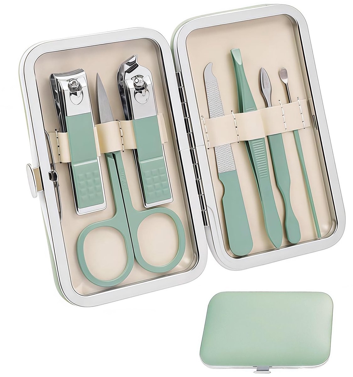Solidchoice - Manicure Set 7 Delen van Roestvrij Staal voor Persoonlijke Verzorging