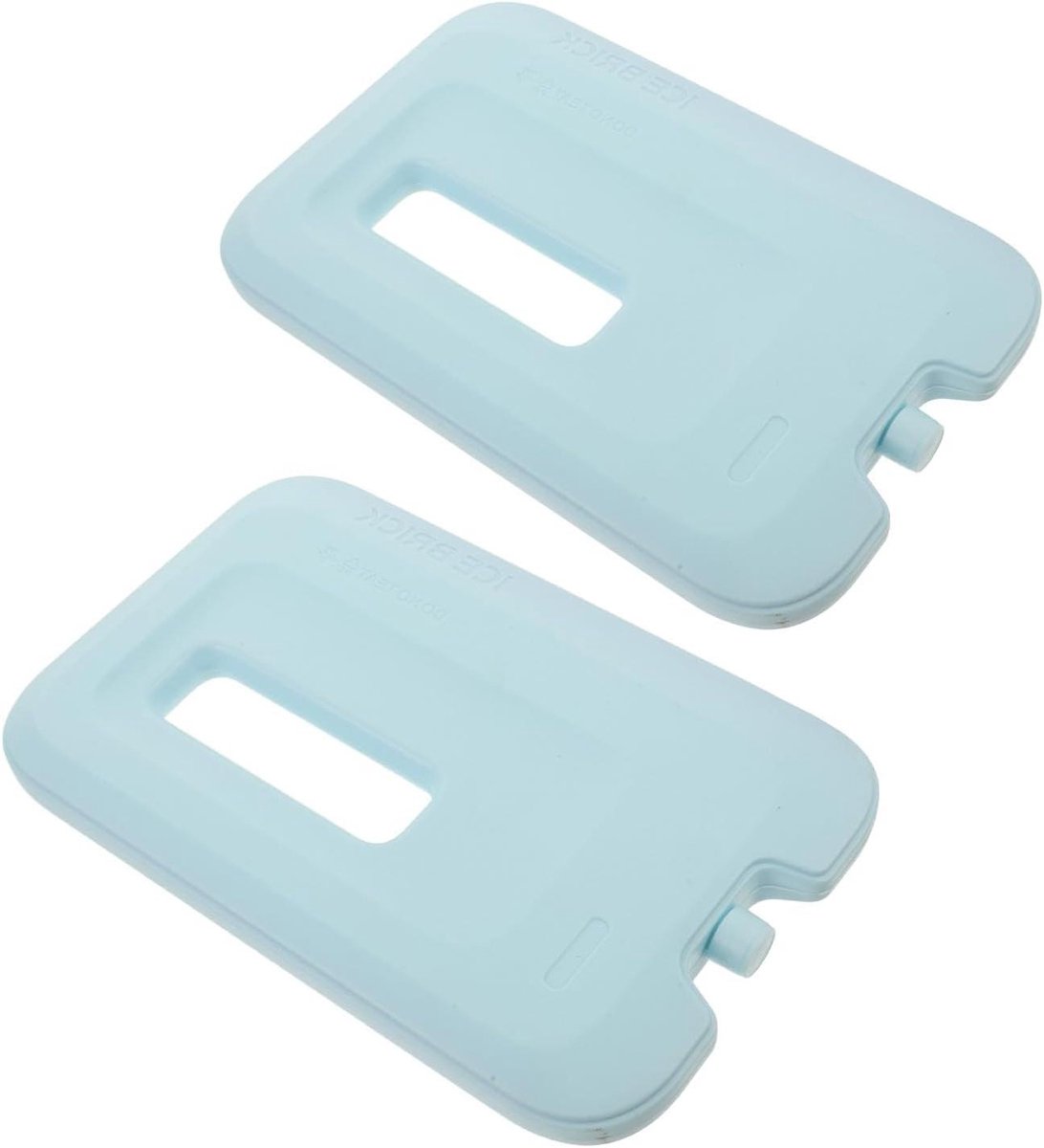 Herbruikbare Koelelementen - Koelblokken IJsblokken - Voedsel Koelen - Directe Koeloplossing - 24 x 15.5 cm - Lichtgroen