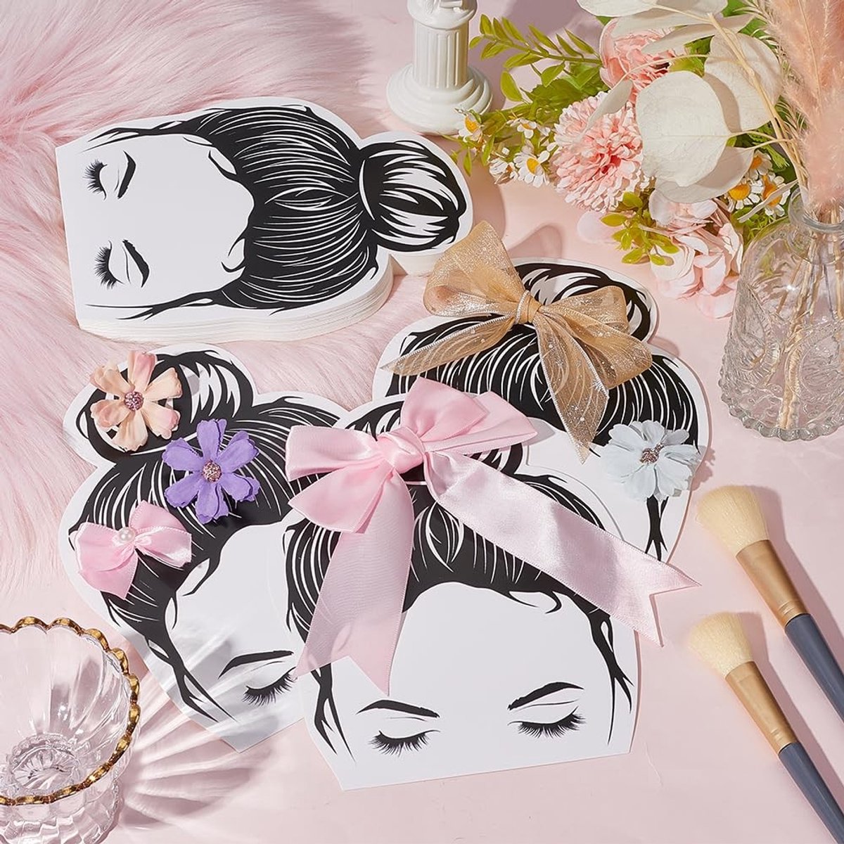 Solidchoice - 50 Stuks Displaykaarten voor Haaraccessoires