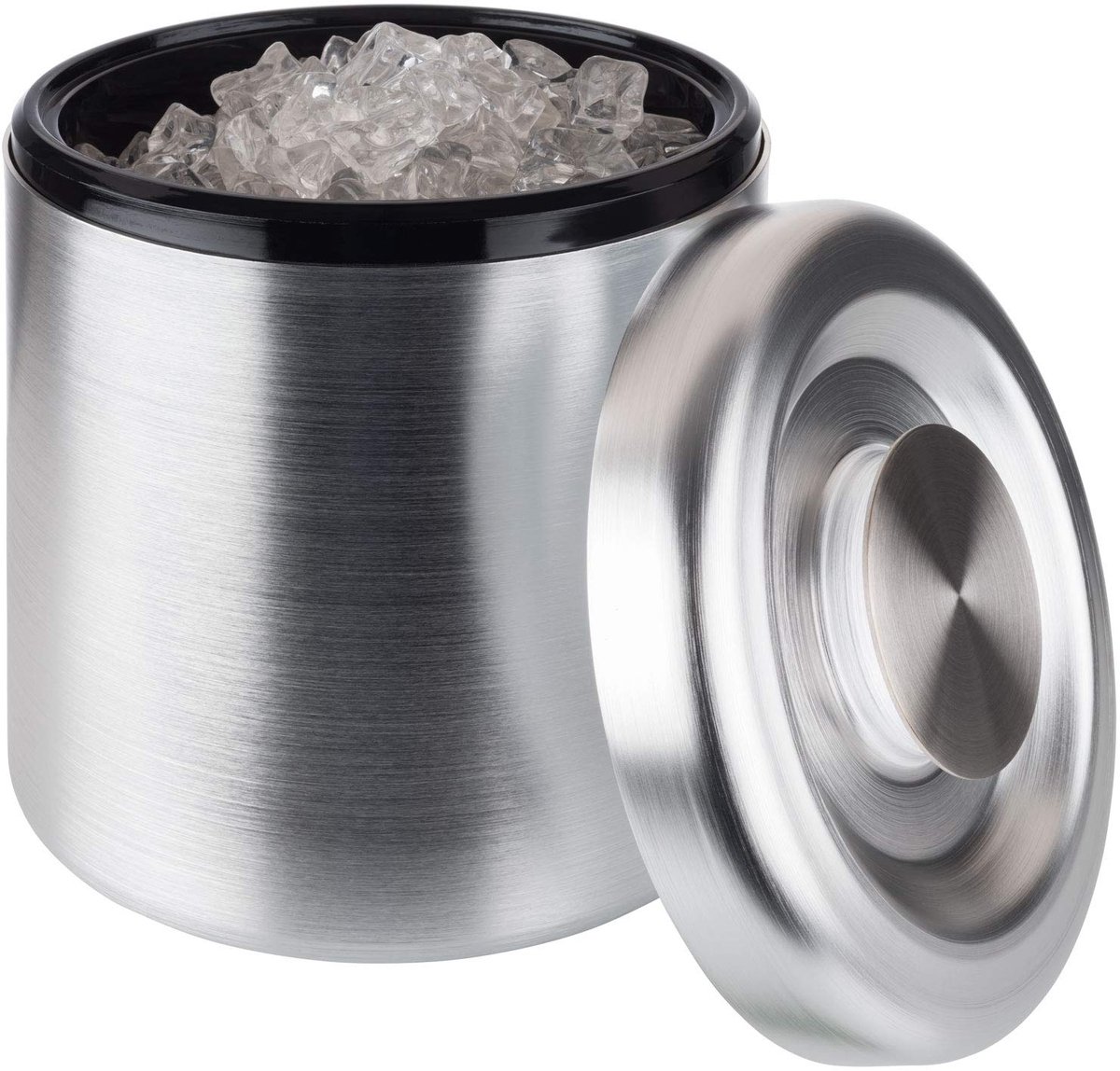Buddy´s ijsemmer - aluminium - 3 liter - zilver - 18,5 x 18,5 x 20 cm