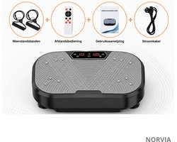Norvia - Trilplaat - Afvallen - Powerplate - Fitness - Benen - Bloedsomloop - Voeten - 120 Standen - Inclusief Weerstandsbanden