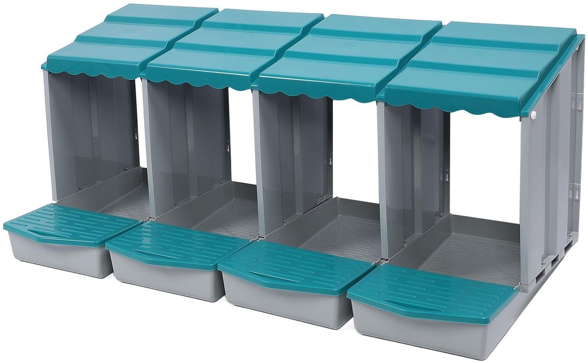 Solidchoice - Multifunctionele Nestbox voor Kippen van Duurzaam PP-Materiaal