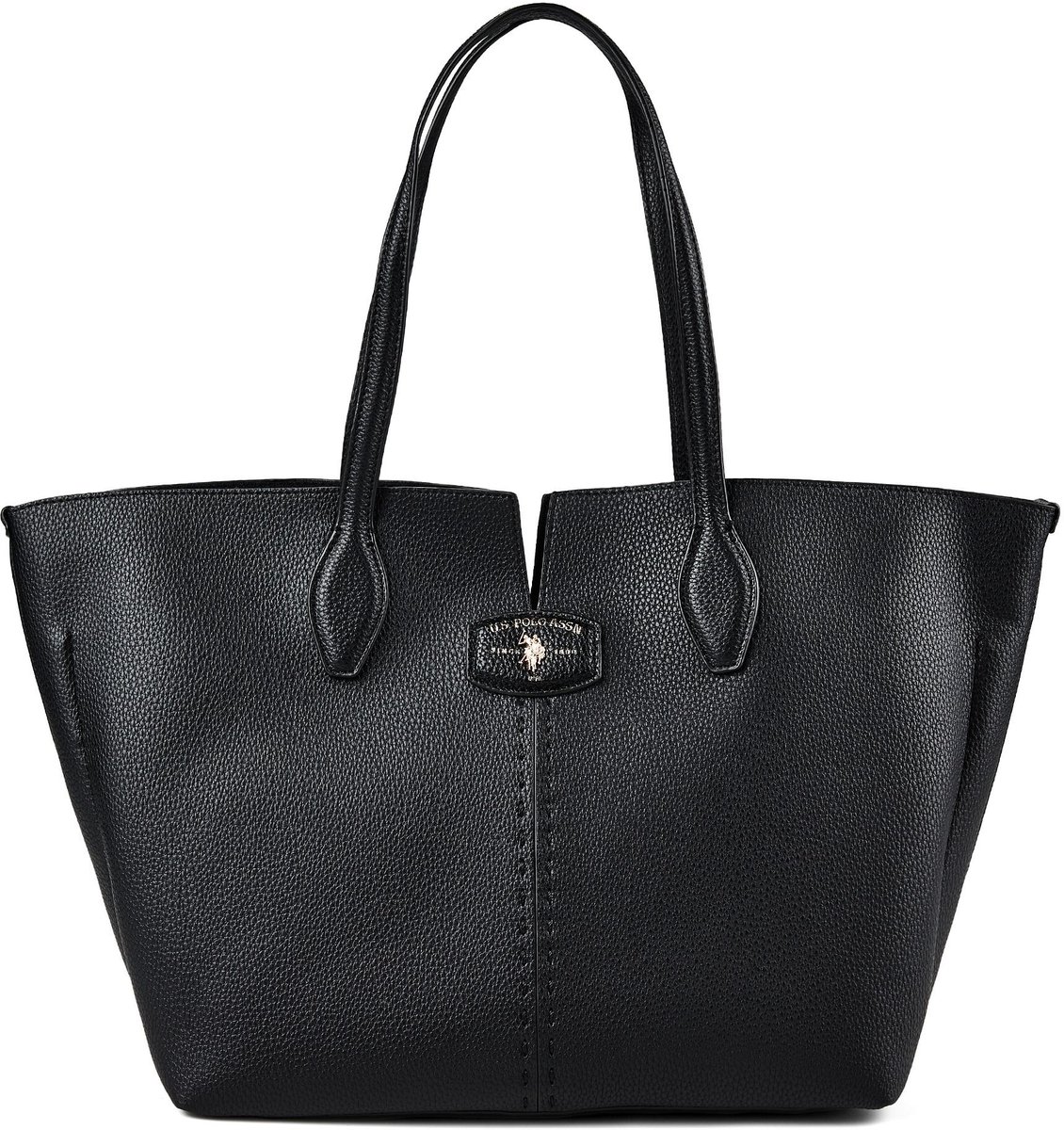 U.S. POLO ASSN. schoudertas shopper Chestnut Shopping Bag Black zwart