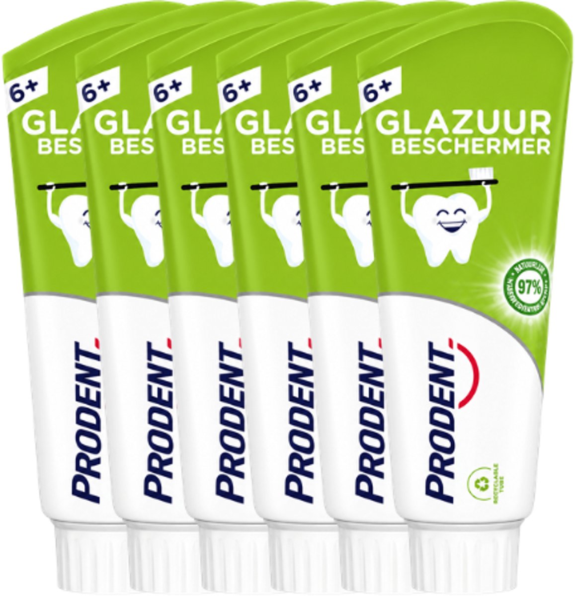 Prodent Junior 6-13 Jaar Glazuurbeschermer Tandpasta - 6 x 75 ml