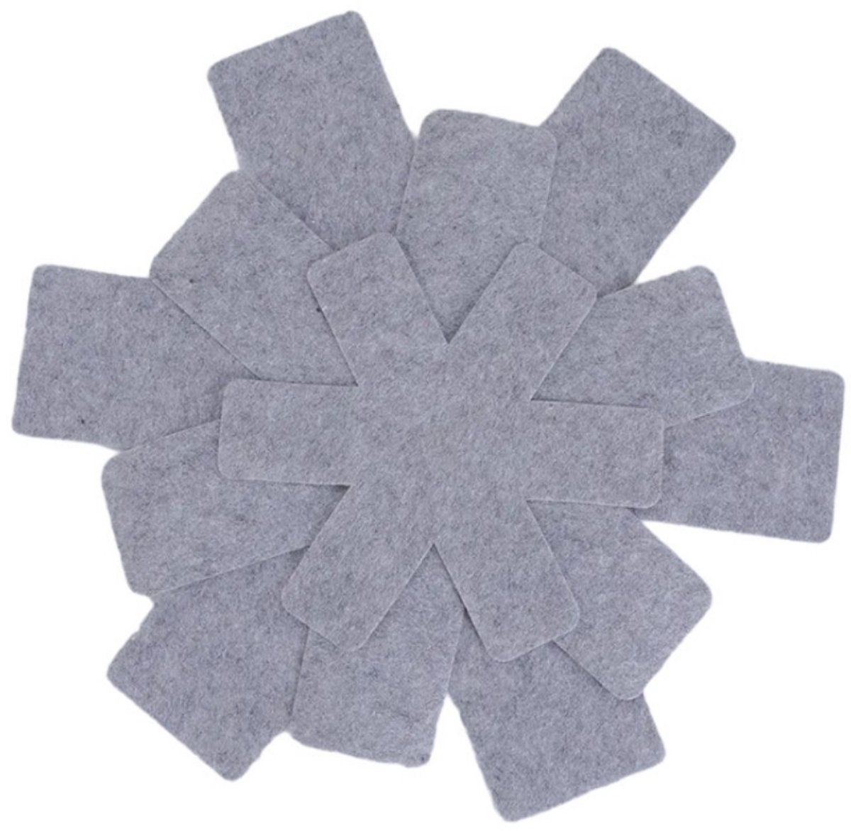 Pannenlappen van non-woven stof - 3 stuks - 3 maten - 20 cm + 30 cm + 38 cm - Scheidingsmatten voor kookgerei - Warmte-isolerende en scheidingsmatten voor kookgerei - Pannenlappen van vilt - Beschermmatten voor kookgerei - Stapelbare scheidingsmatten