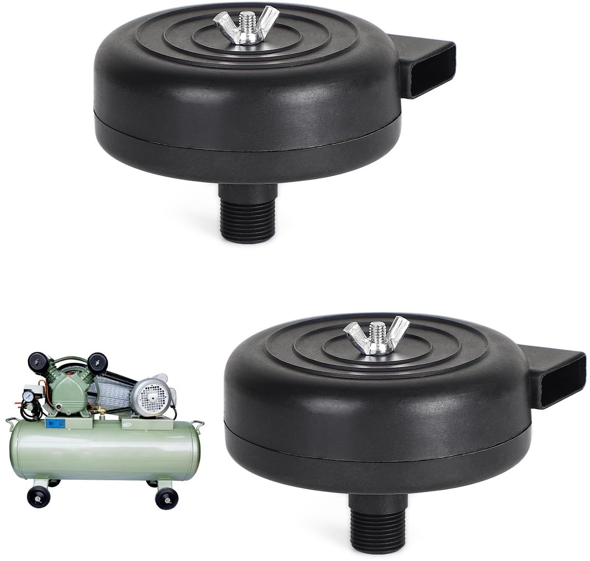 Solidchoice - 2 Stuks Luchtcompressor Suction Filters