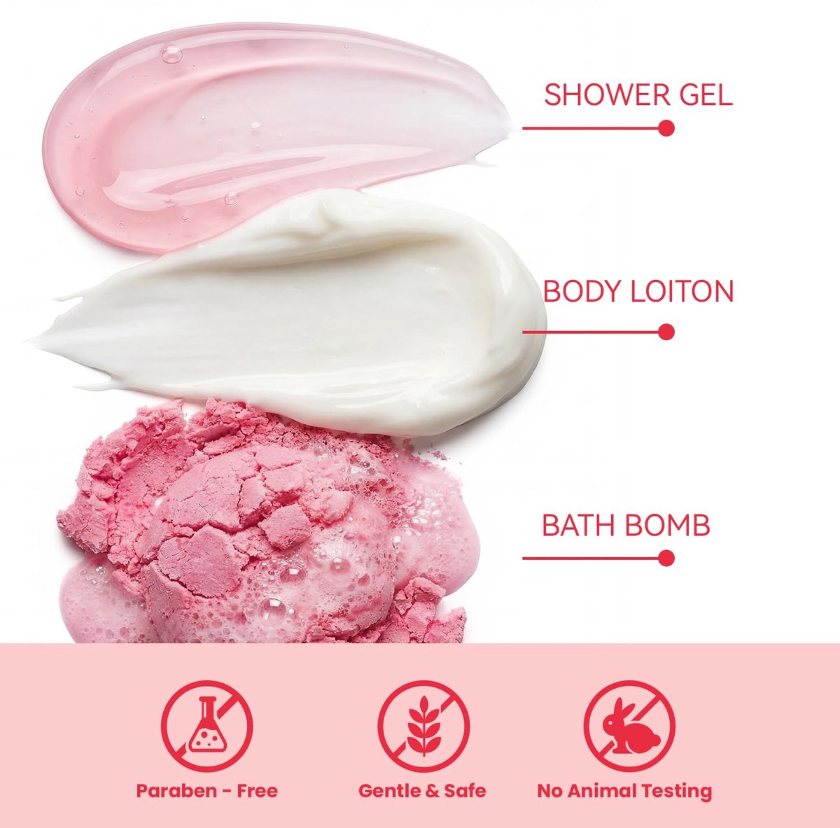 Spa Luxetique - Rose Beauty - Geschenkset Vrouwen in zilveren badkuip - Verwenpakket vrouw - Wellness bath - Verjaardag Cadeau Vrouw, voor haar, mama, vriendin, moeder - Huwelijkscadeau - Jubileum Giftset - Cadeautje Vrouw Volwassenen — cadeau in Verzorging - foto 7