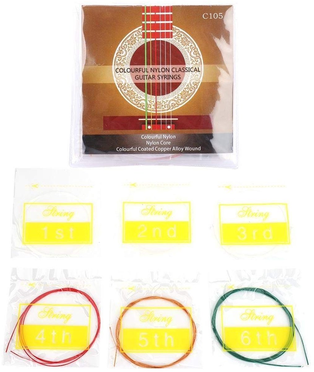 Solidchoice - Set van 6 Stalen Gitaar Snaren voor Akoestische Gitaar