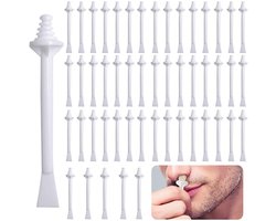 Nose Hair Wax Set voor Mannen - 100 Stuks Neus Haar Verwijdering, Neus Reiniging en Wax Applicators, Effectieve Neus Haar Verzorging