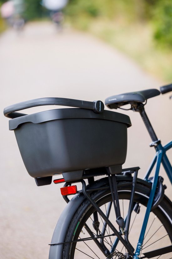 New Looxs Clipper - Fietsmand Hond - Bagagedrager - Hondenmand Fiets Achter - Geschikt voor Elektrische Fietsen – Boodschappen Fietsmand – Zwart — afbeelding 2