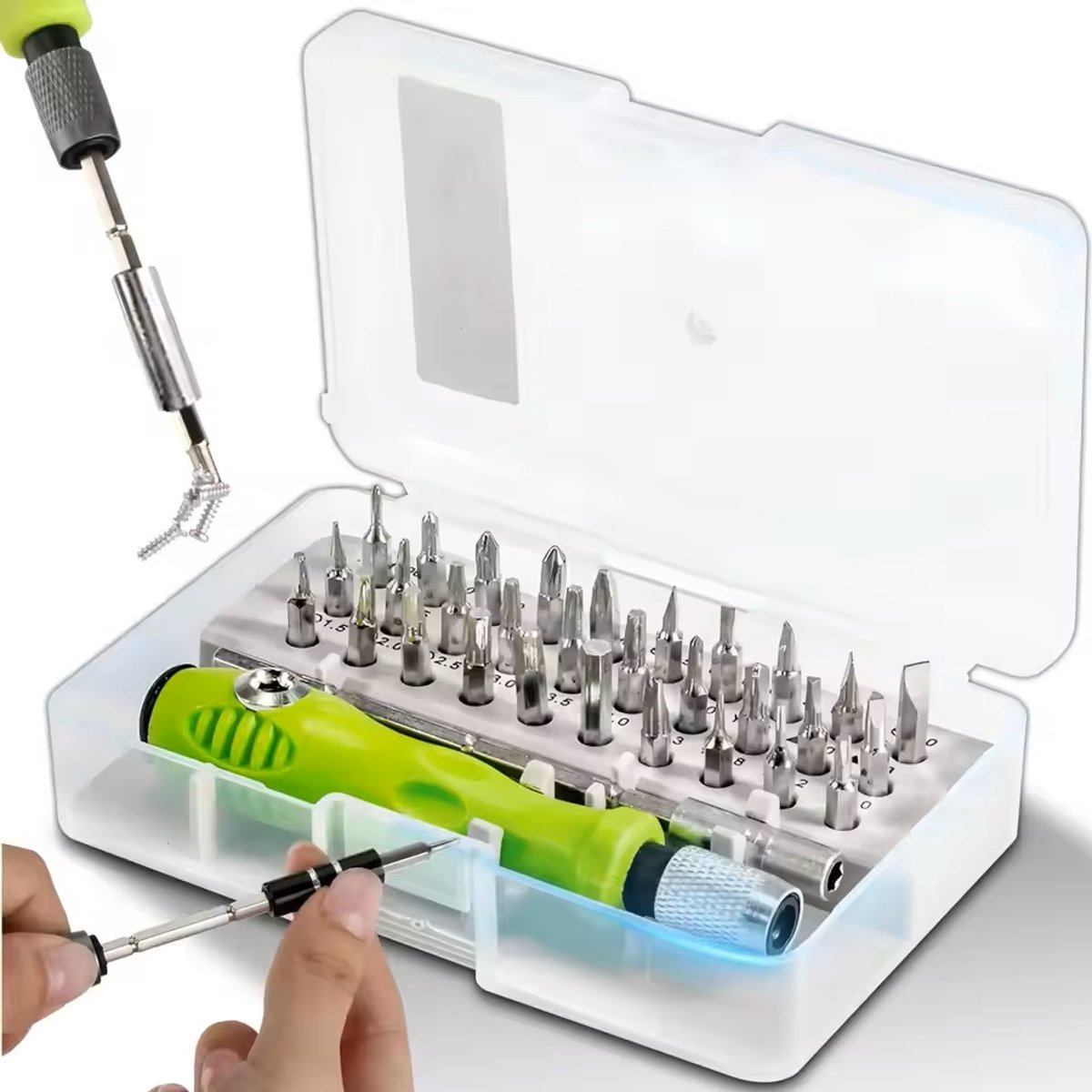 Precisie Schroevendraaierset 32-delig met Magnetische Bitjes