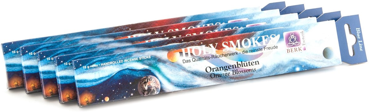 Solidchoice - Set van 5 Wierookstokjes Oranjebloesem