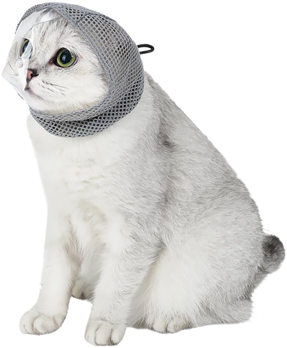 Solidchoice - Verstelbare Muilkorf voor Katten met Transparante Bescherming