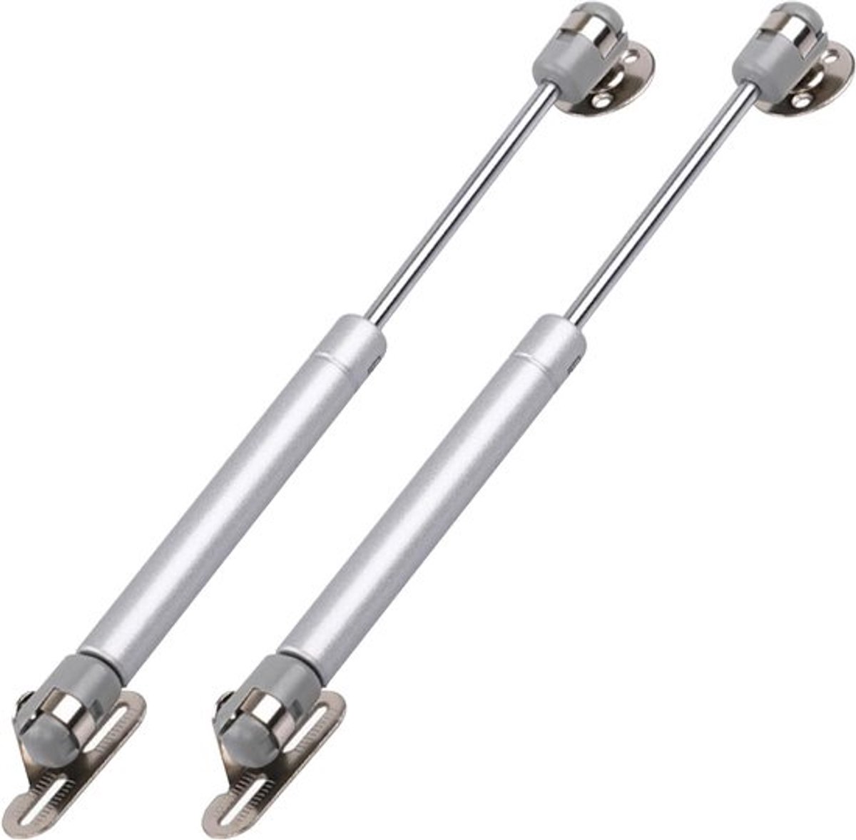 Gasveren - 2 stuks - voor keuken- en meubelscharnieren - 200 N - dempers - pneumatische ondersteuning.
