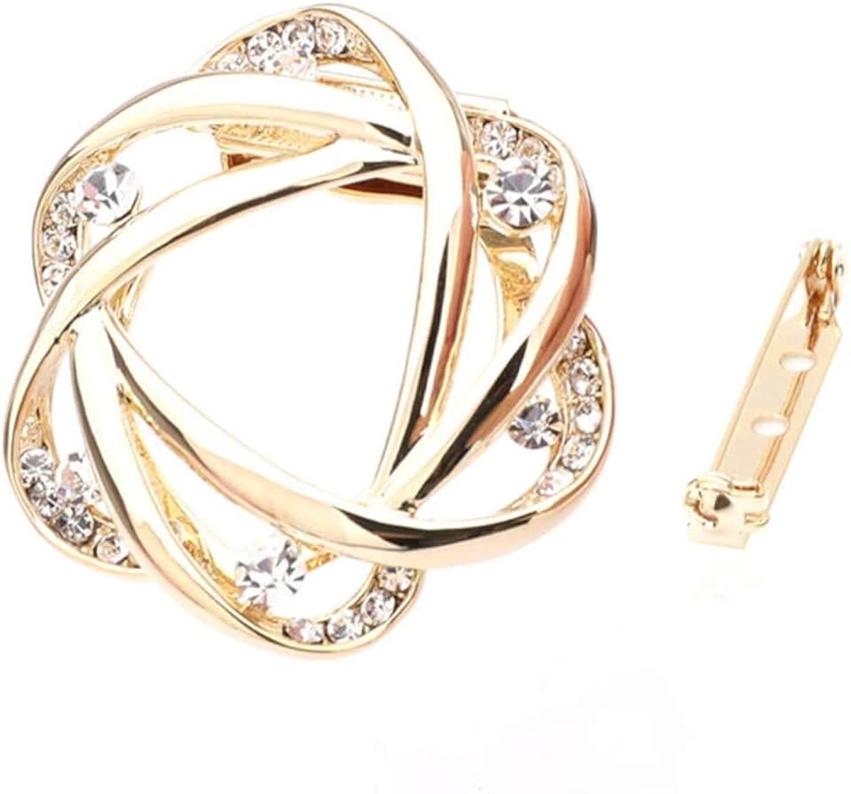 Sjaal sieraden camelia bloemen parel strass sjaal clips ringen broche voor vrouwen