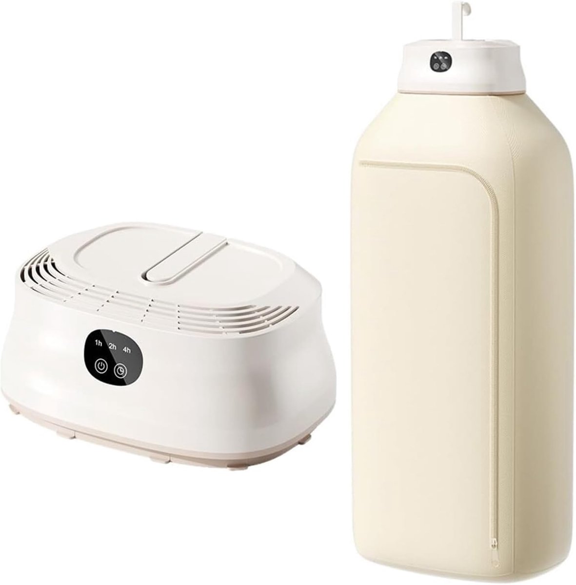 Mini Kledingdroger met Timer - Compact en Stil - voor Appartementen, Campers en Reizen