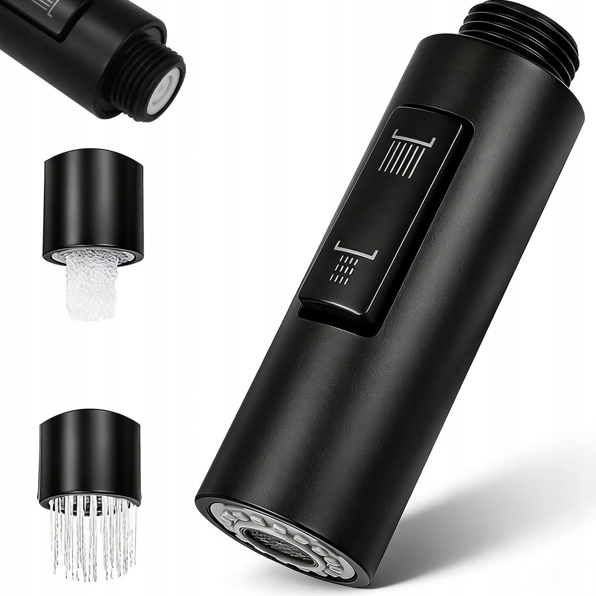 Keukenmengkraan Uitloop - Zwart, 2 standen, 20mm aansluiting