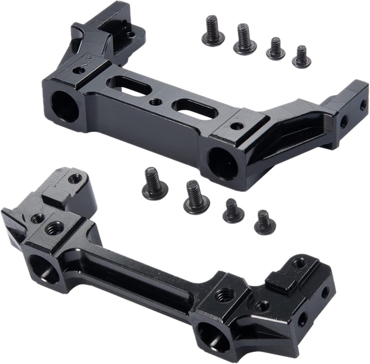 Aluminium Voor- en Achterbumper Mount Stand voor AXIAL SCX10 II 90046 1/10 RC Crawler Auto Upgrade