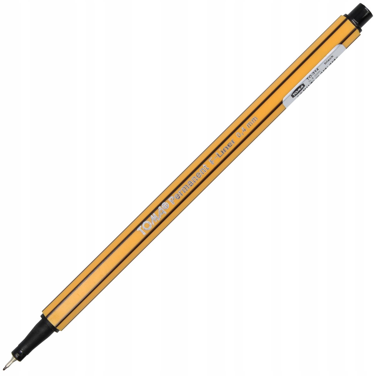 Toma Fineliner Pen Zwart 0.4mm - Permanent & Sneldrogend